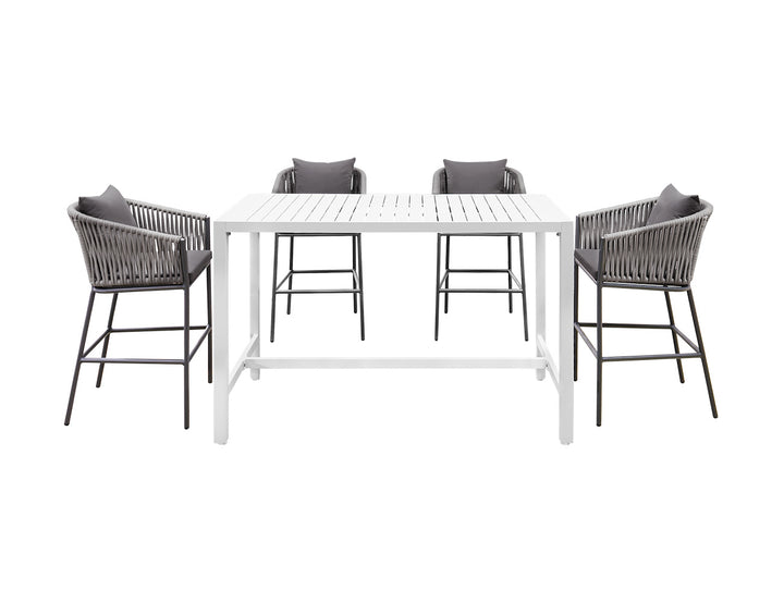 Stratus Outdoor Aluminium Bar Leaner Table