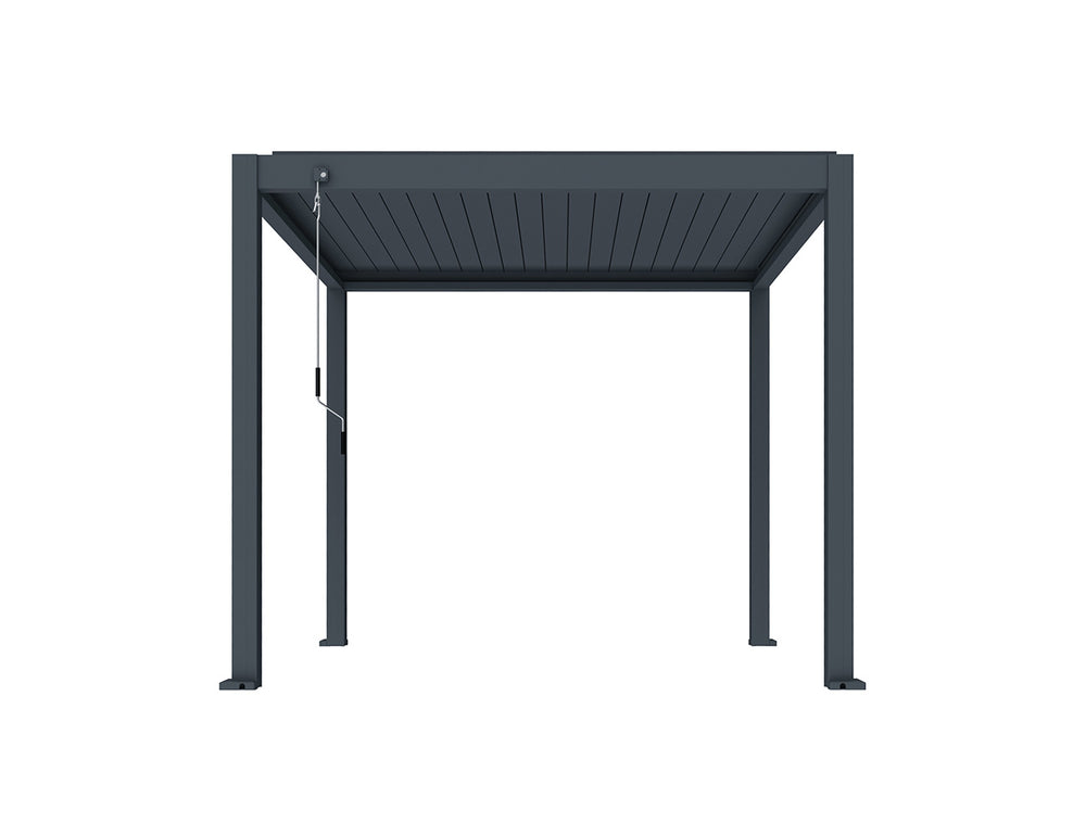 Atlantic Manual Freestanding Louvre Roof, Size: 3 x 3m, Colour: Charcoal