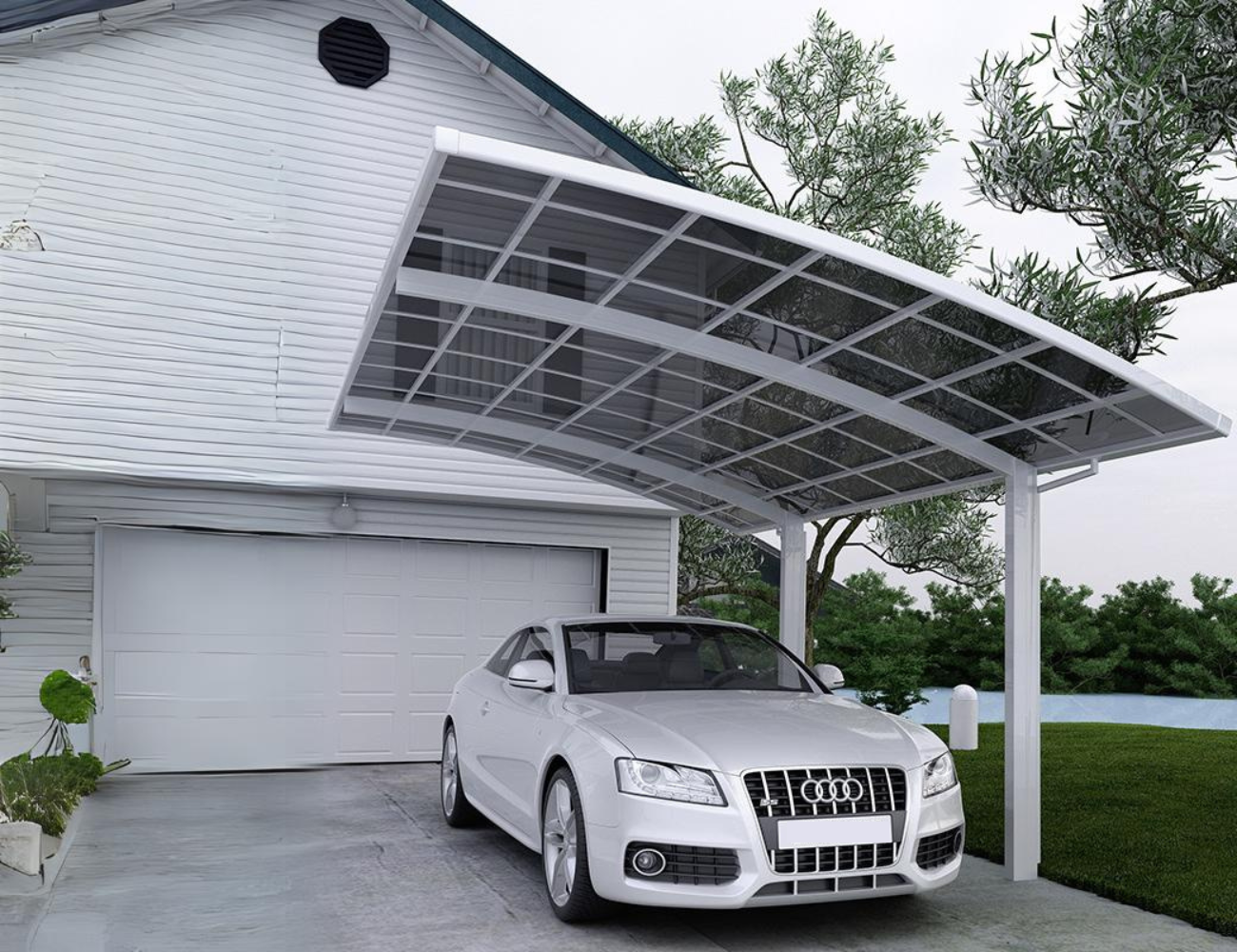 Premium Single & Double Carport Kits Living Culture NZ