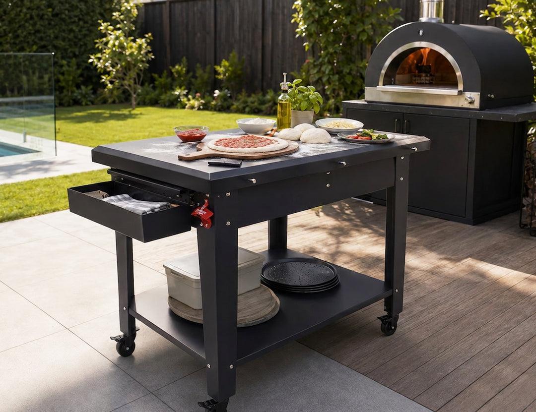 Colorado Beast Outdoor BBQ Prep Table with Wheels