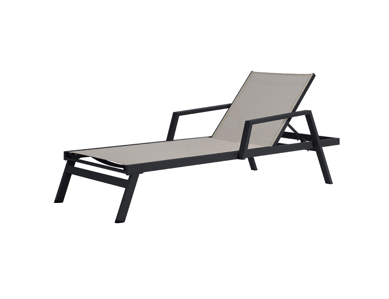 Dotterel Sun Lounger With Armrest