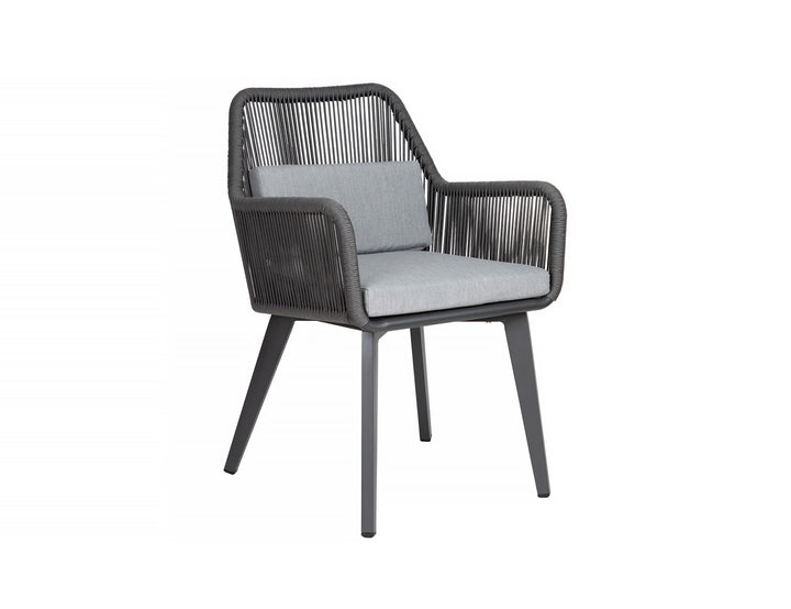 Falcon Aluminium And Rope Outdoor Dining Chair