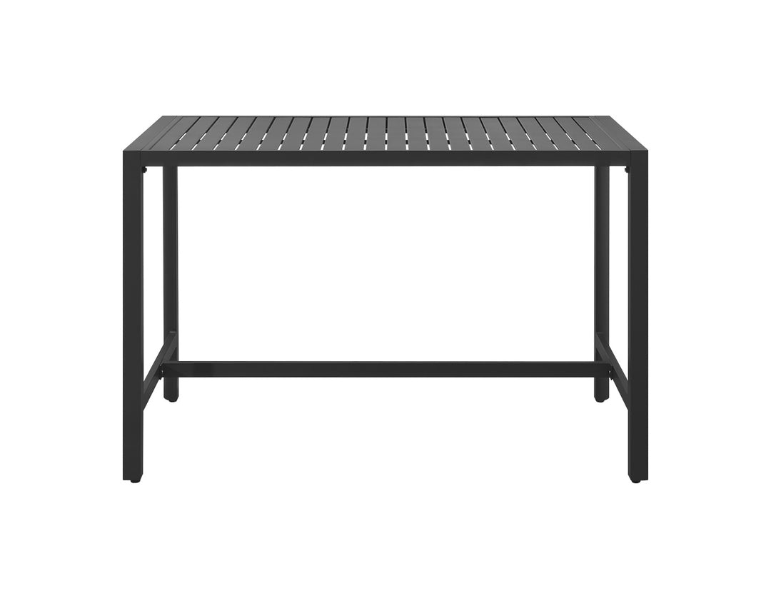 Stratus Outdoor Aluminium Bar Leaner Table, Size: 120cm, Colour: Dark Grey