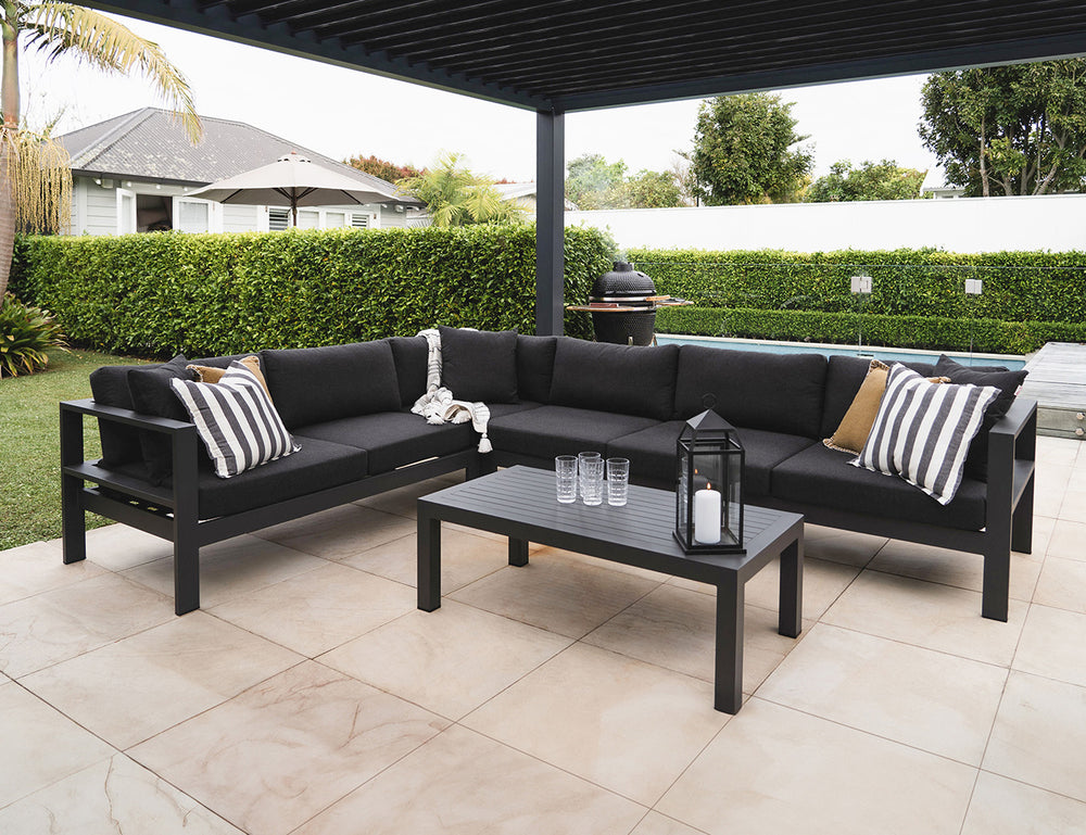 Sandpiper 2.0 Outdoor Sectional Centre Sofa, Colour: Grey,