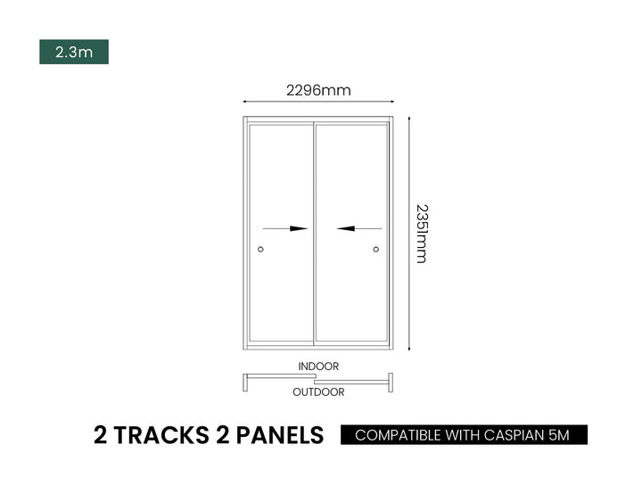 Frameless Glass Sliding Door for Caribbean & Atlantic & Caspian Freestanding Pergola