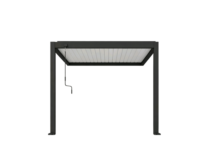 Atlantic Manual Wall Mounted Louvre Roof Aluminium Pergola