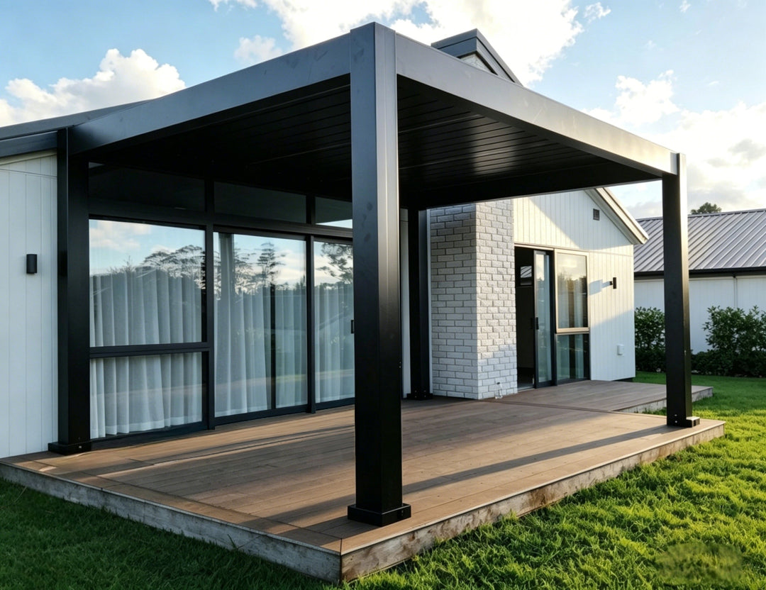 Tasman Motorised Freestanding Louvre Roof Aluminium Pergola