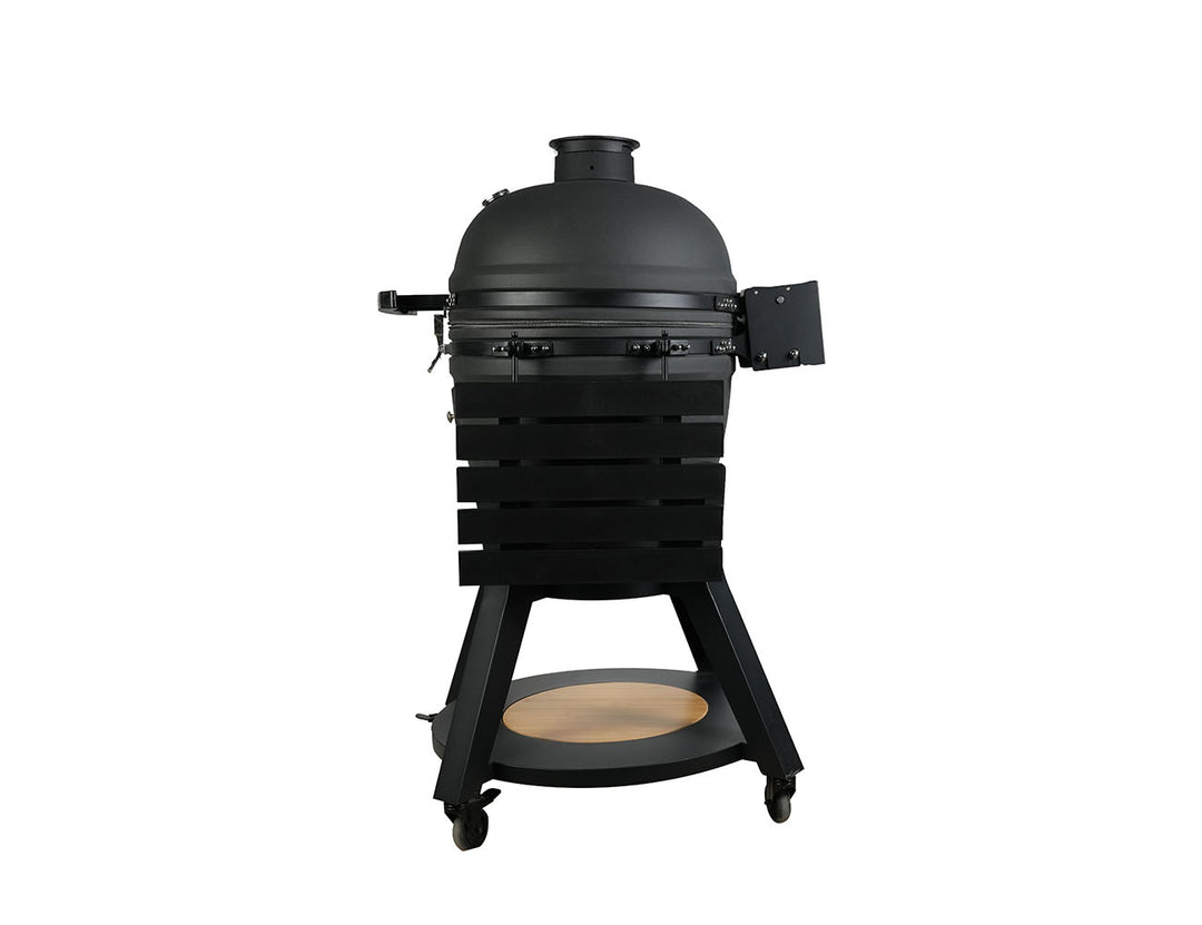 21-Inch Kamado Ceramic Charcoal Grill Pro With Bonus Accessory Pack