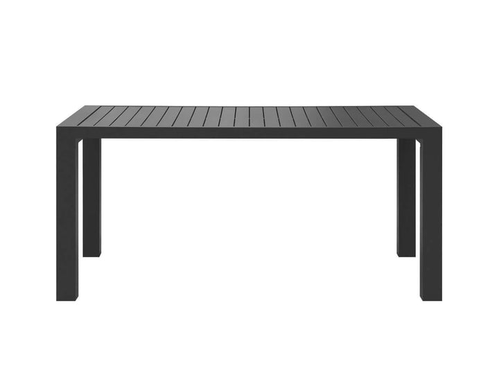 Outdoor Dining Set: Cirrus Table and 6 Passerine Chairs, Colour: White,