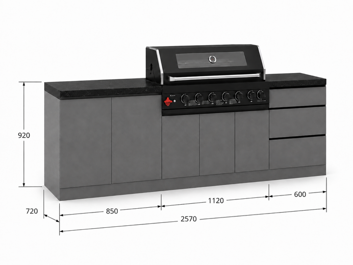 Phoenix 25-S Outdoor Kitchen Island