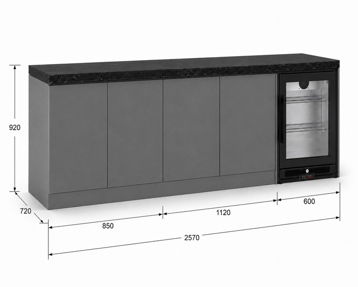 Phoenix 25-T Outdoor Kitchen Island