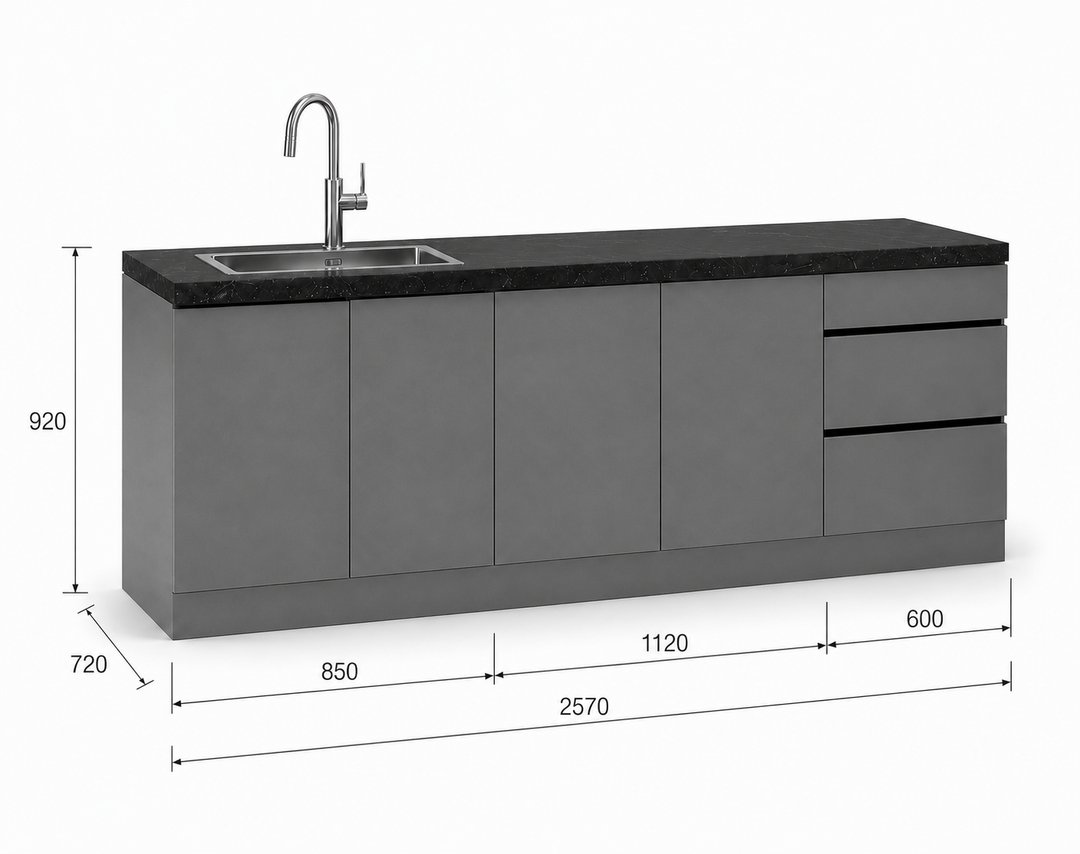 Phoenix 25-T Outdoor Kitchen Island