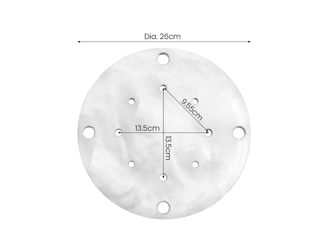 Round In-Ground Mount Kit for  Umbrellas