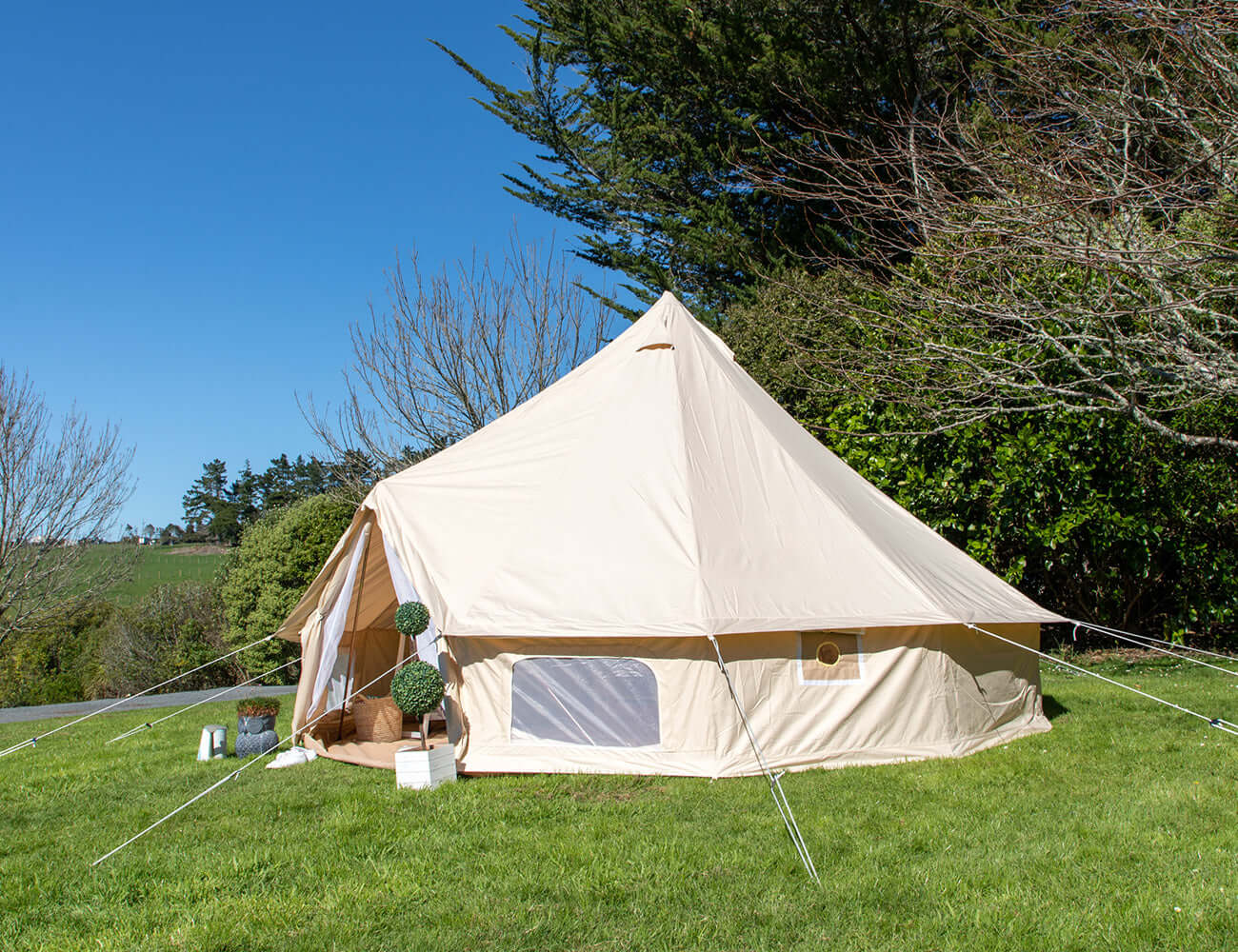 4 meter bell clearance tent