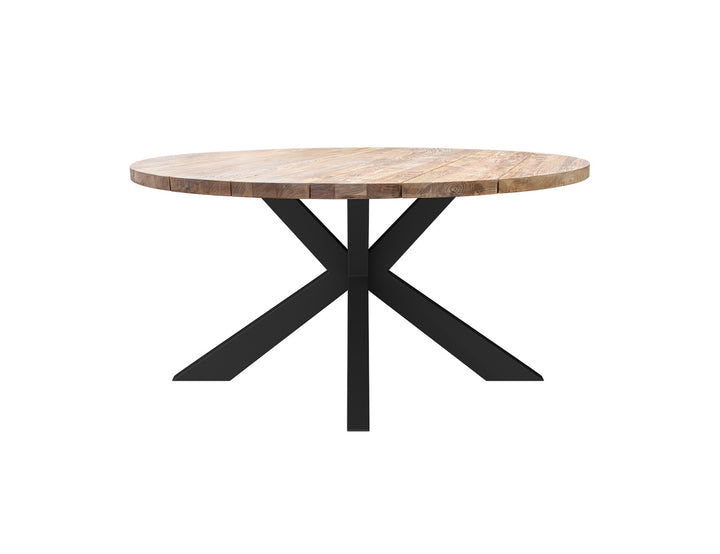 Finch Round Teak Table, Size: 120cm,