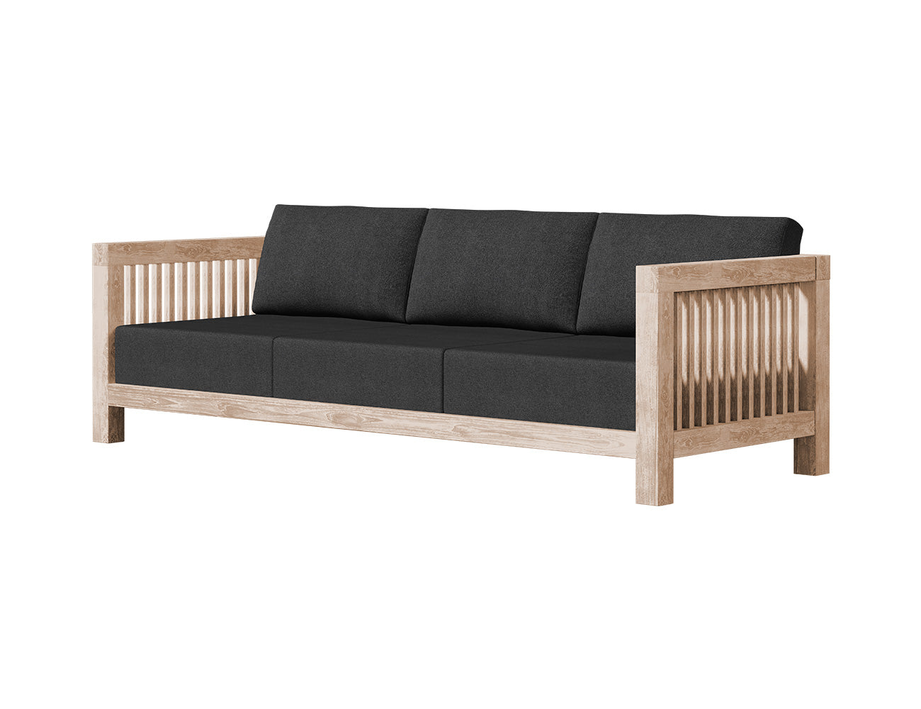 Cardrona Teak Three Seater Sofa, ,