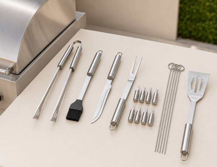 COLORADO BEAST BBQ 18-Piece Tools Set With Carry Bag