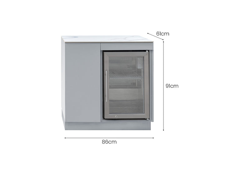 Aquarius Outdoor Kitchen Cabinet-860×610×910mm