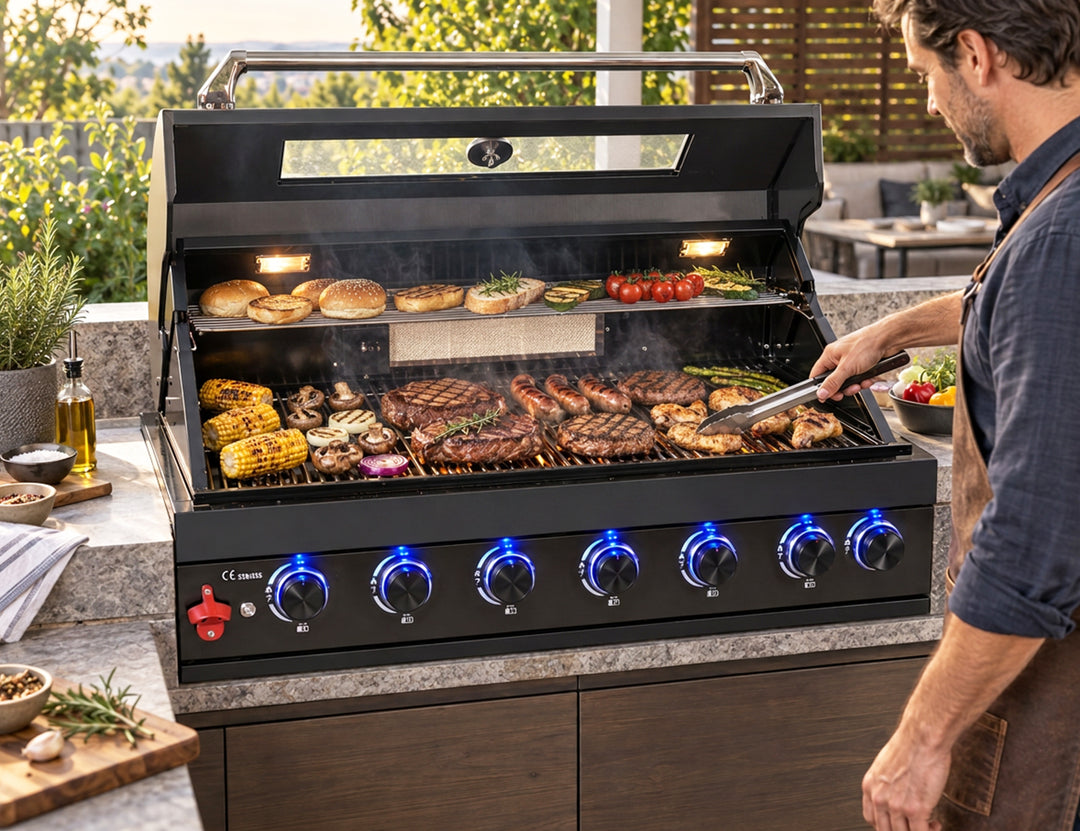 COLORADO BEAST BBQ Built-in 6 Burner Gas Grill