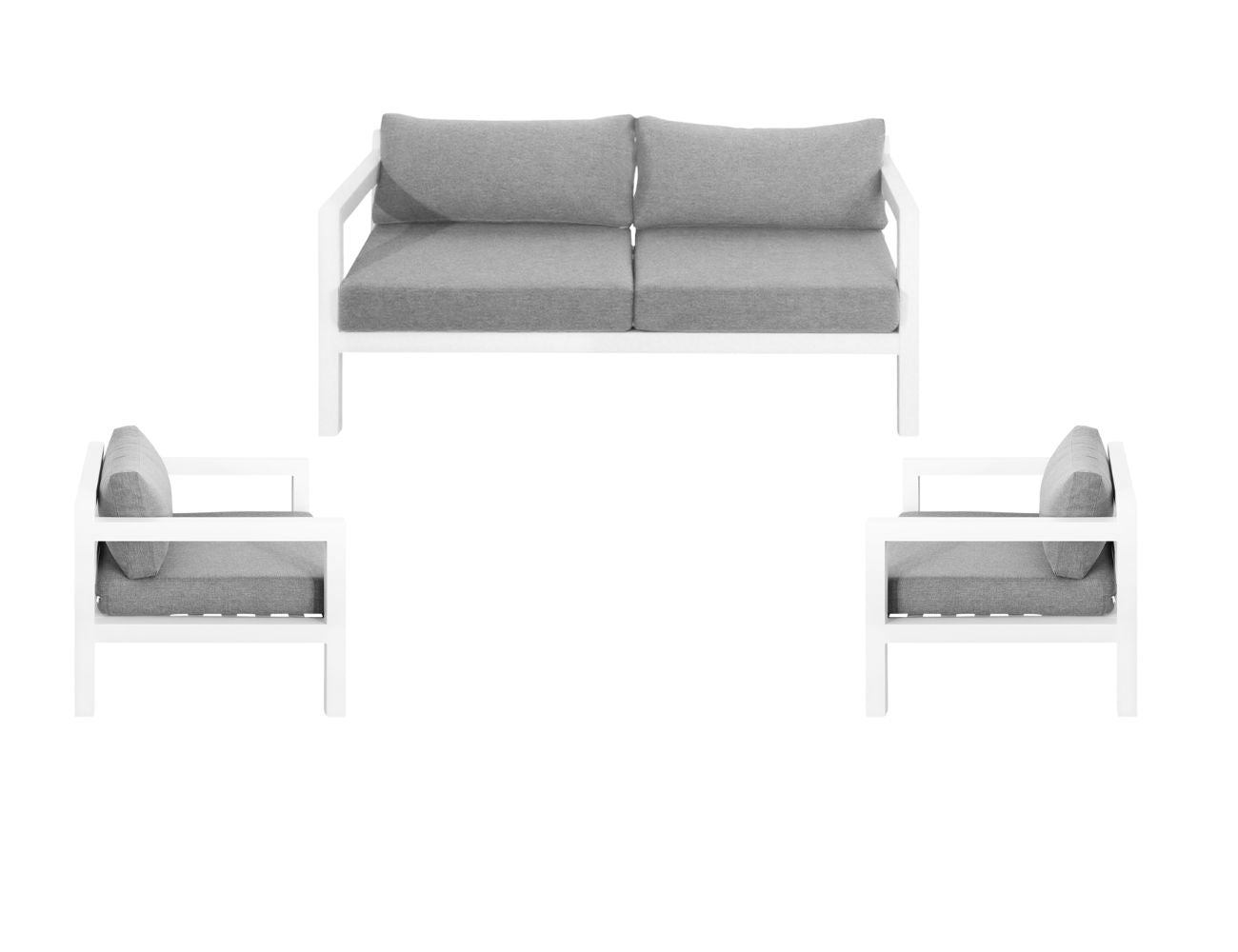 Frao Outdoor Sofa Sectional Loveseat Set- 4 Seat