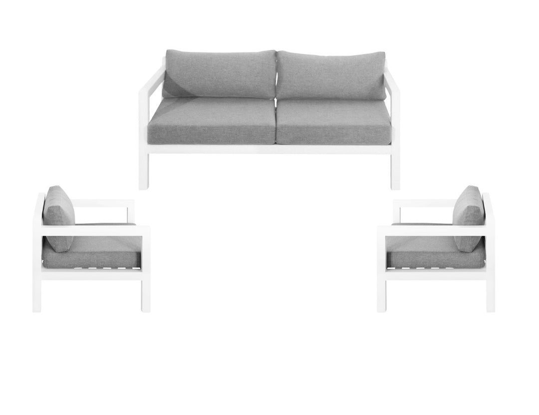 Frao Outdoor Sofa Sectional Loveseat Set- 4 Seat