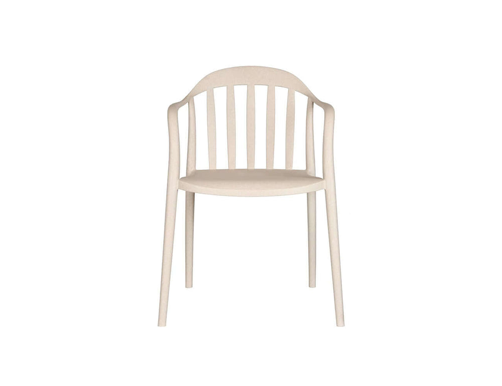 Alice Outdoor Dining Chair, Colour: Beige,