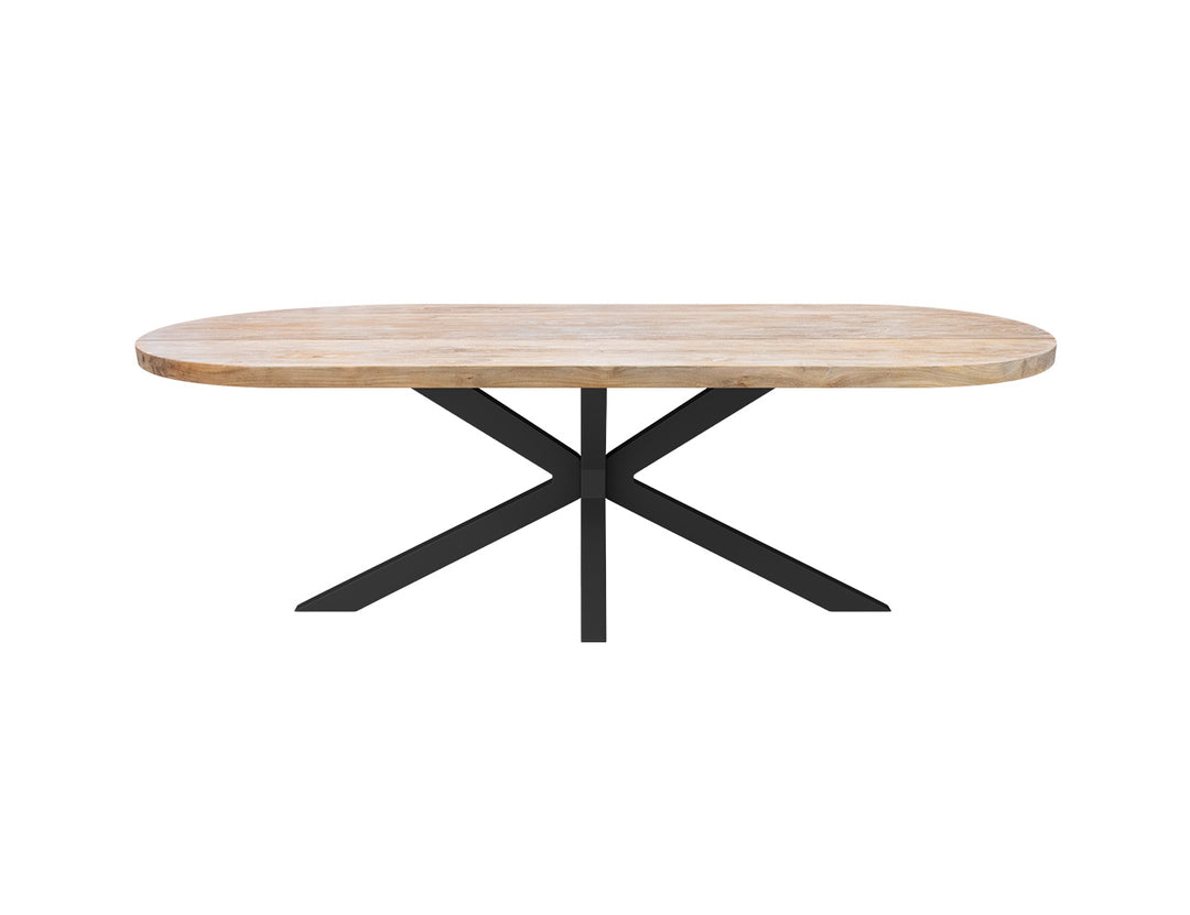 Rose Teak Oval Table 250cm, ,