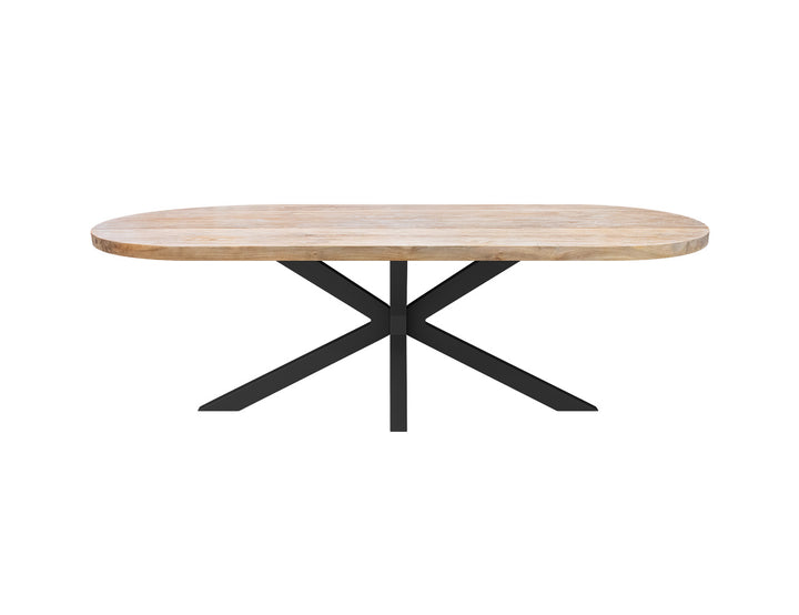 Rose Teak Oval Table 250cm, ,