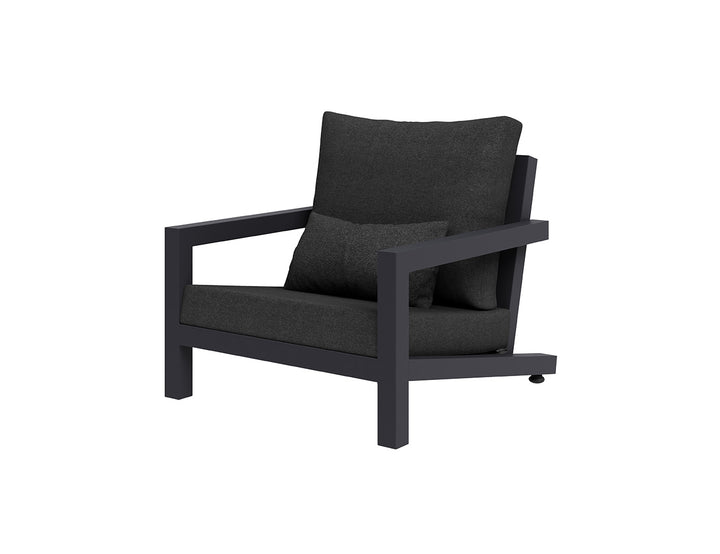 Viana 2.0 Aluminium Outdoor Armchair1, Colour: Charcoal Grey,