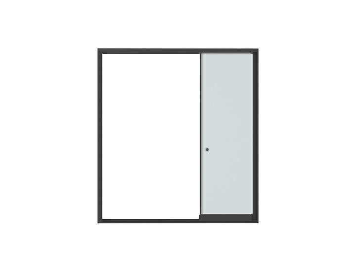Baltic Wall Mounted Pergola Frameless Glass Sliding Door