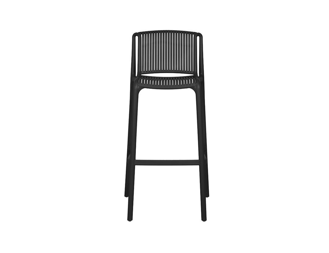 Alma Outdoor Bar Chair, Colour: Black,