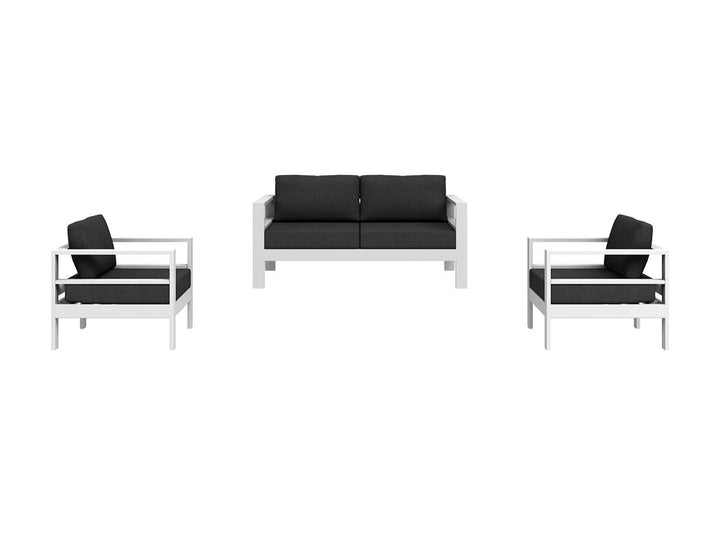 Sandpiper 2.0 Outdoor Sofa Sectional Loveseat Set- 3PCS