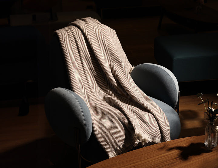 Outdoor throw blanket-Brown, ,