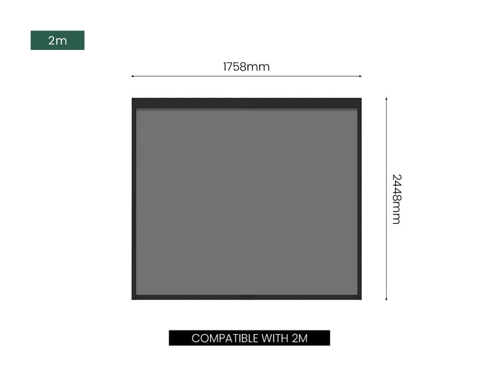 Retractable Shade Blind For Tasman Freestanding Pergola