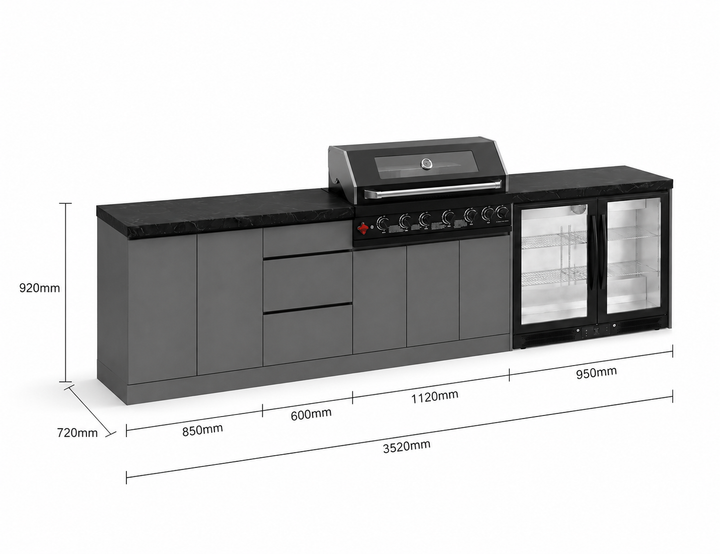 Phoenix 35-S Outdoor Kitchen Island