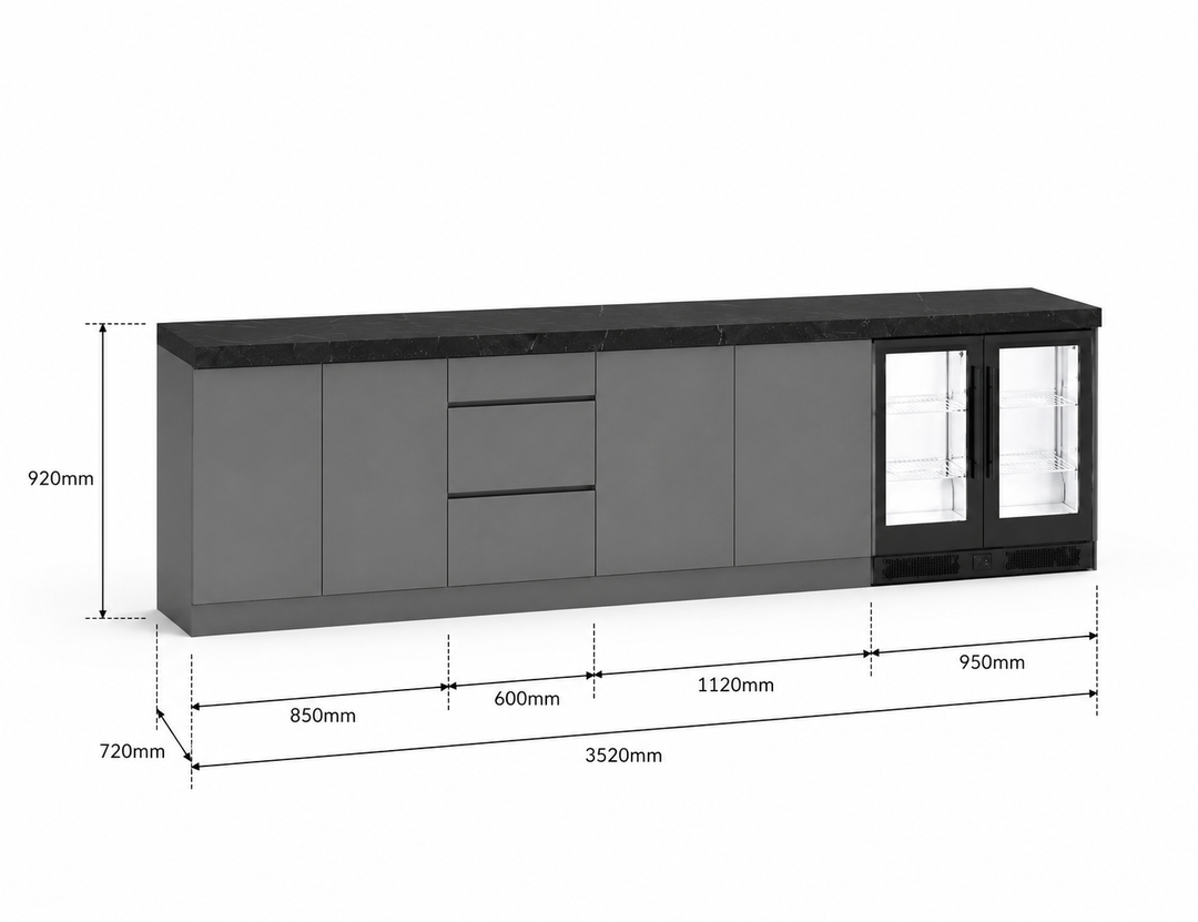 Phoenix 35-T Outdoor Kitchen Island