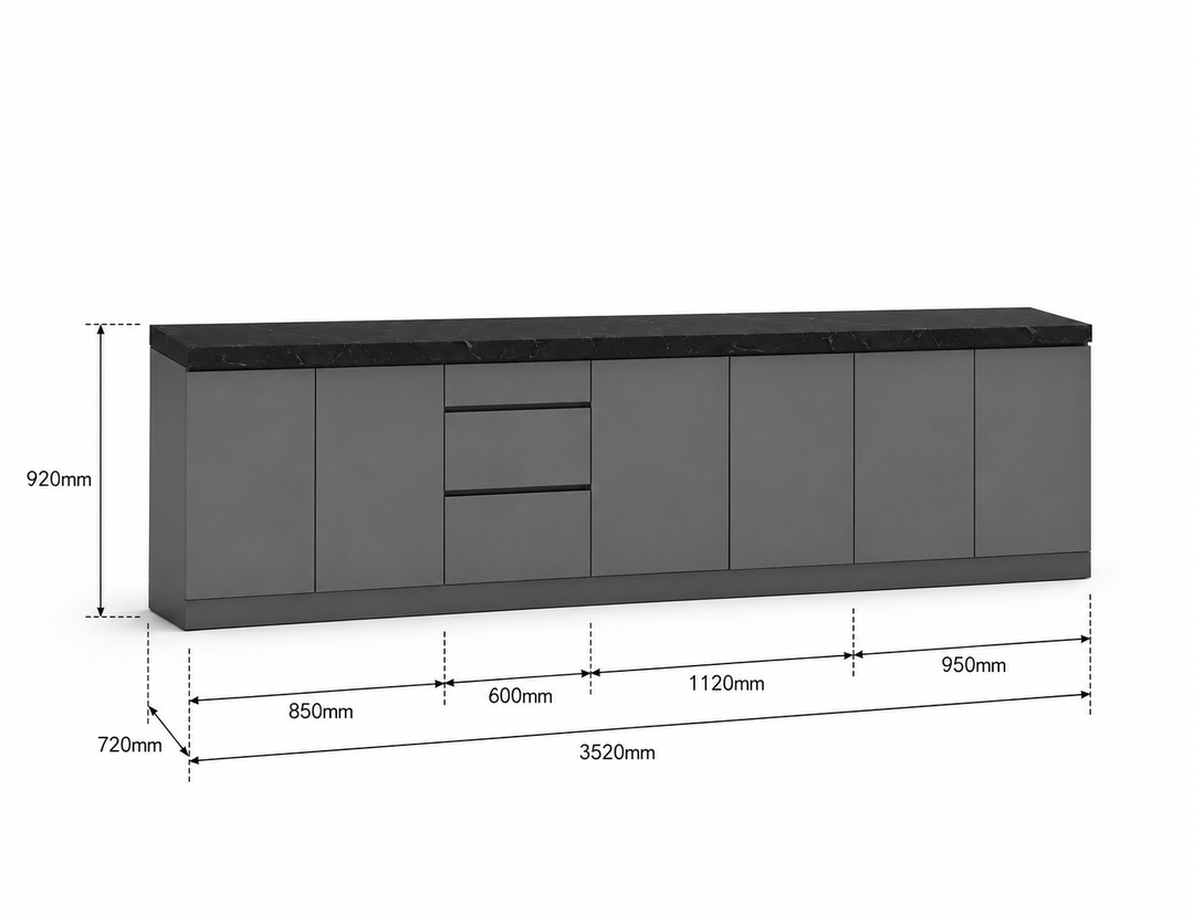 Phoenix 35-T Outdoor Kitchen Island
