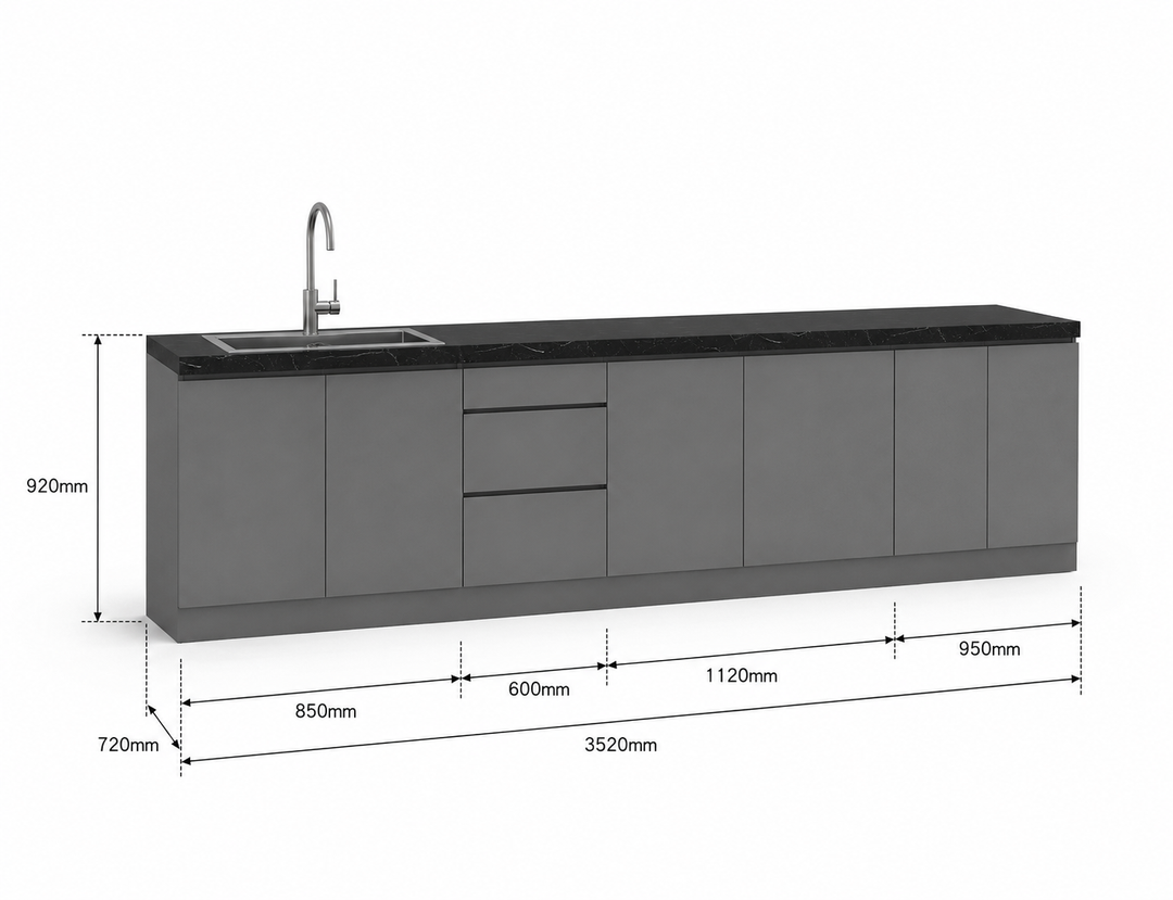 Phoenix 35-T Outdoor Kitchen Island