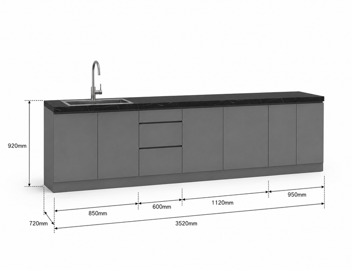 Phoenix 35-T Outdoor Kitchen Island