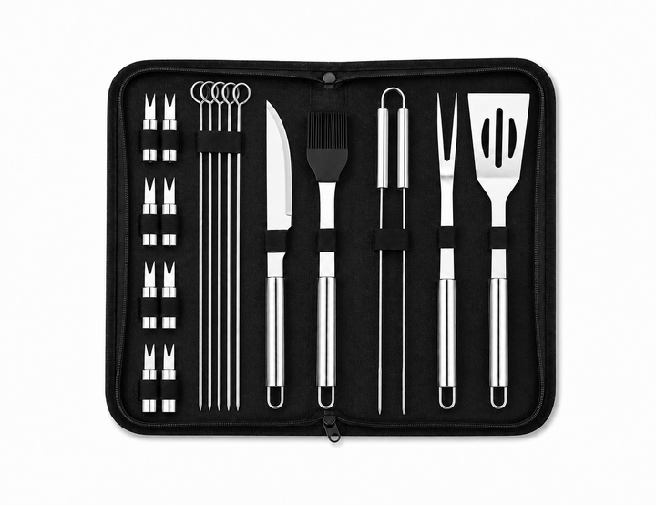COLORADO BEAST BBQ 18-Piece Tools Set With Carry Bag