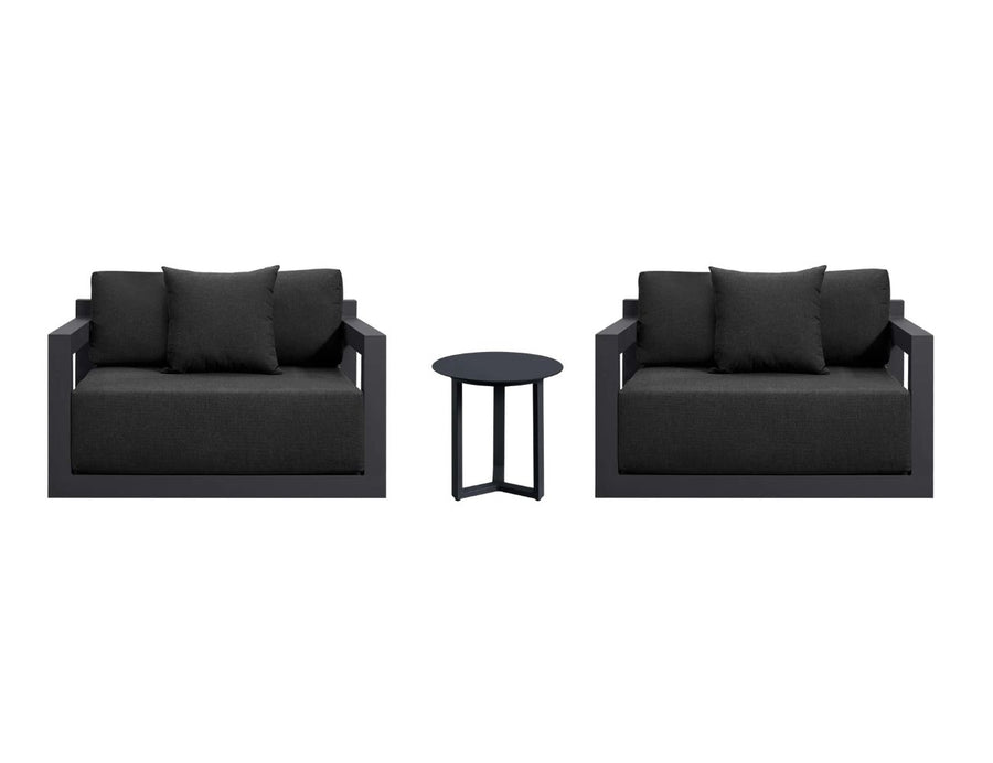 Ibis 2.0 Outdoor Conversation Set With Round Coffee Table