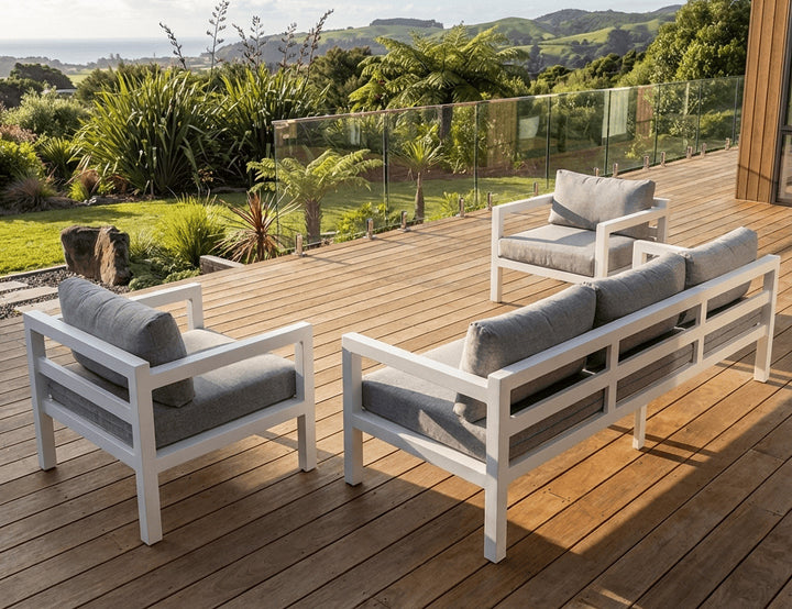 Sunbird Outdoor Sofa Sectional 3 Seater Set- 5 Seat