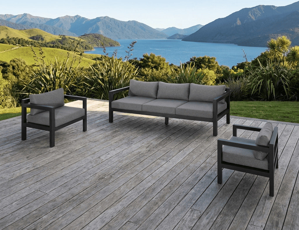 Sunbird Outdoor Sofa Sectional 3 Seater Set- 5 Seat