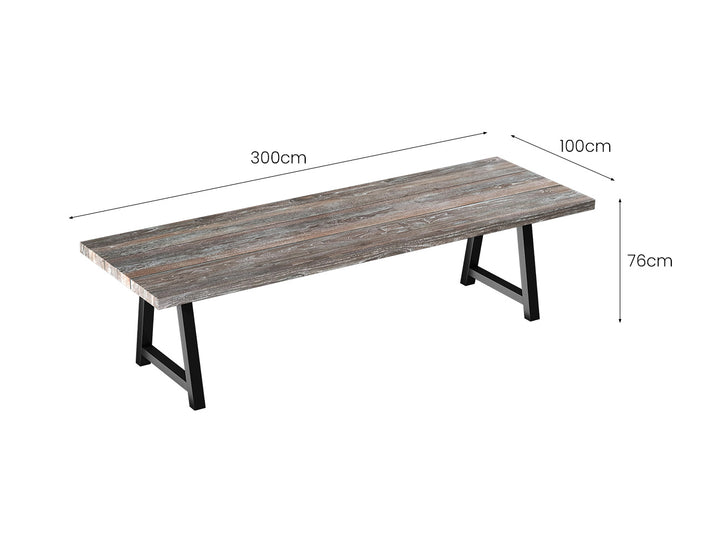 Sturdia Teak Table 300cm