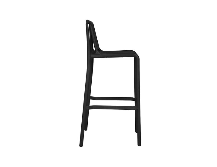 Alma Outdoor Bar Chair, Colour: Black,