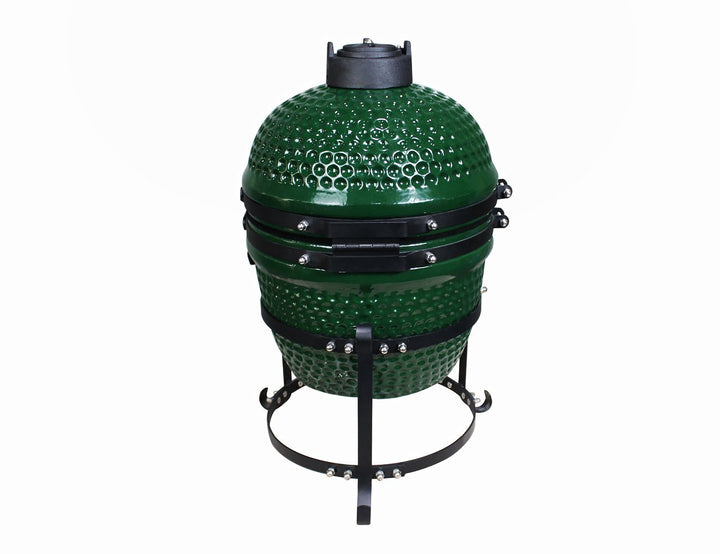 13 - Inch Kamado Ceramic Charcoal Grill With Bonus Accessory Pack