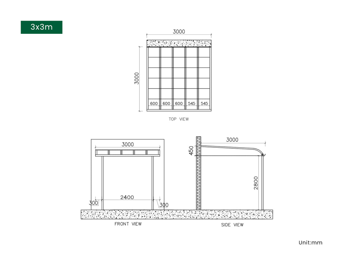 Country Wall Mounted Patio Cover Collection