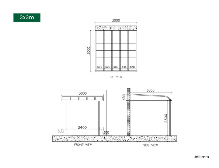 Country Wall Mounted Patio Cover Collection