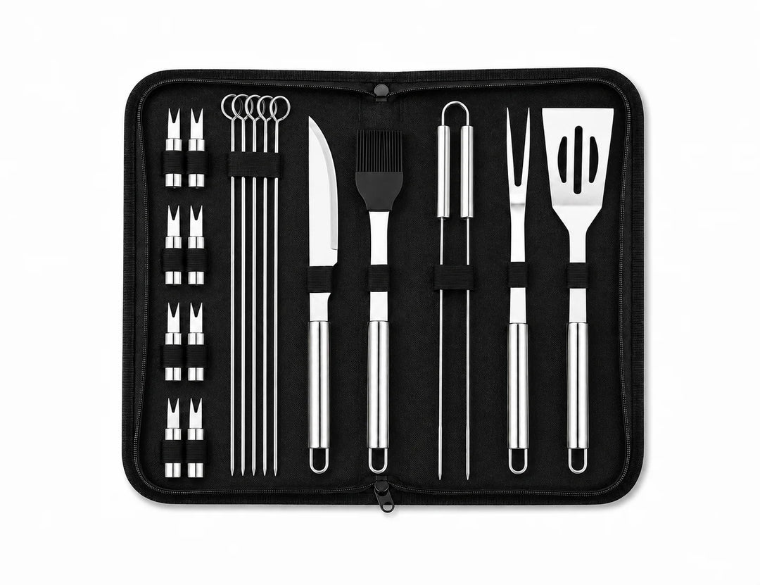 COLORADO BEAST BBQ 18-Piece Tools Set With Carry Bag