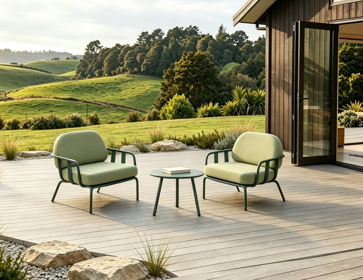 Fantail Outdoor Conversation Set With Coffee Table